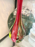 Red Green Vase