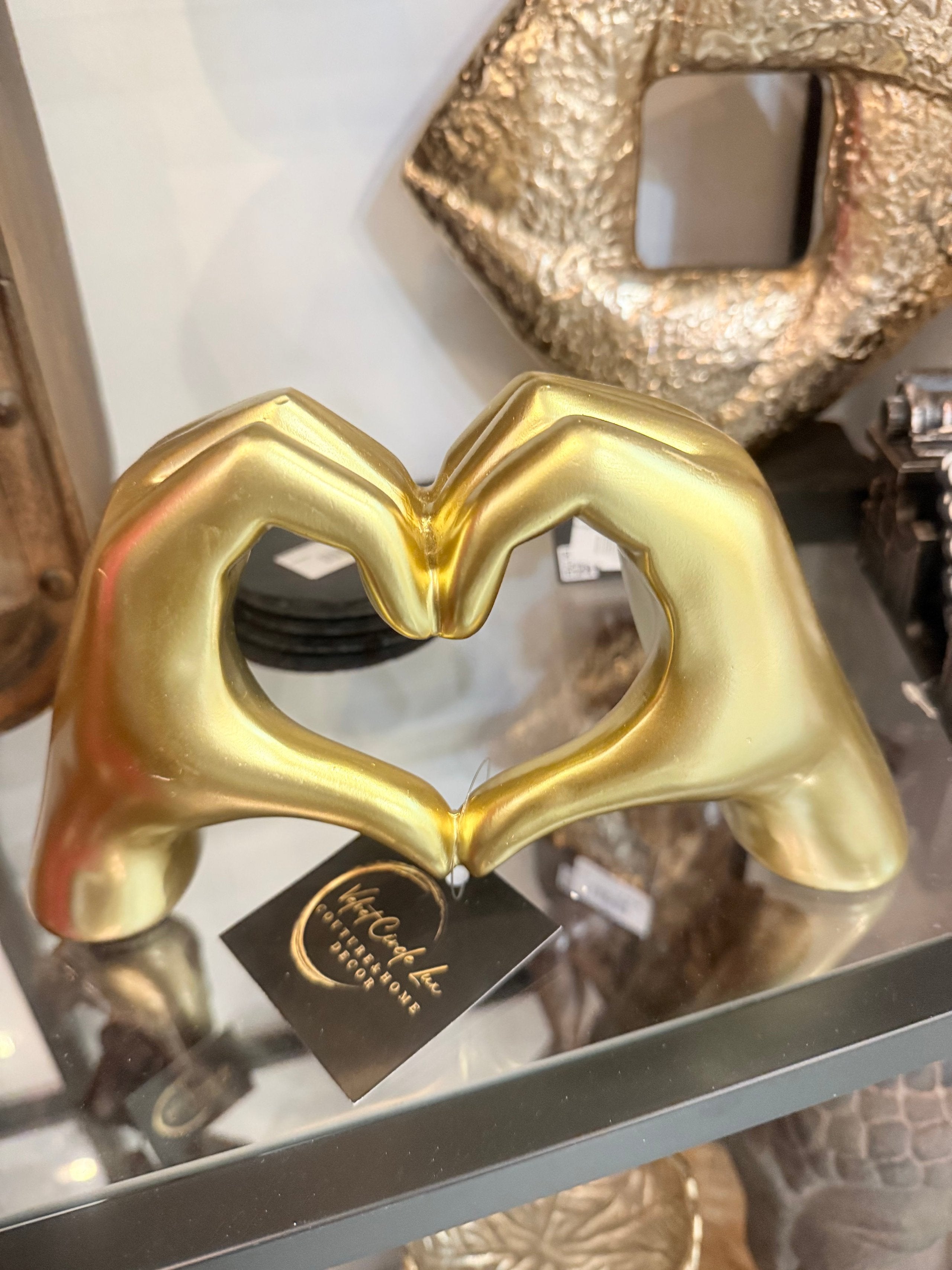 Gold Hands Heart